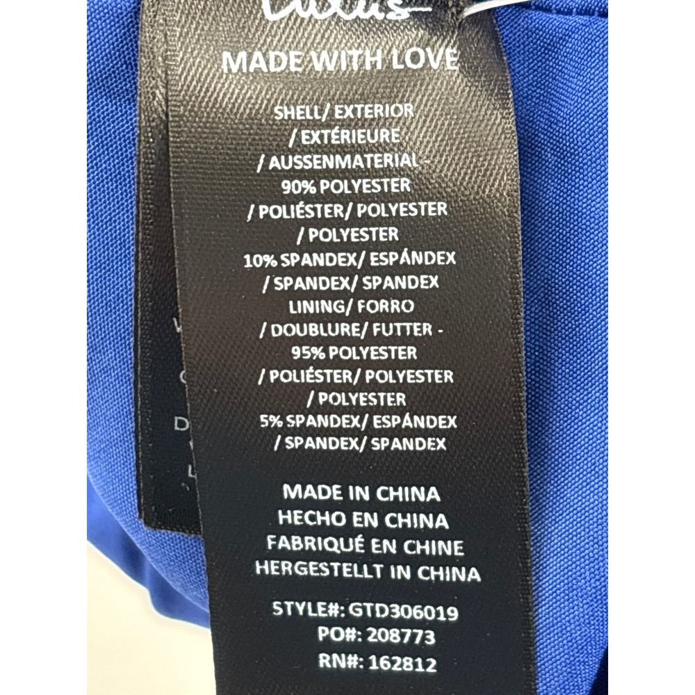 Lulu's Royal Blue Satin Halter Mini Dress - Picture 12 of 12